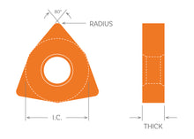 Load image into Gallery viewer, Dorian Tool IWSN-433 Inscribed Circle Trigon Shape
