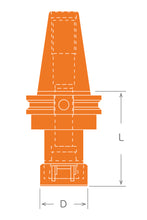 Load image into Gallery viewer, Dorian Tool Drill Collet Chuck Holder CAT40 ER32H-2500 / .078 Min .787 Max
