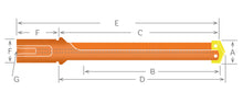 Load image into Gallery viewer, YG-1 Flanged Straight Shank Standard Length Spade Drill Holder / 33/64-11/16 x 3/4 - 2-1/32
