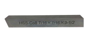 Cobalt Square Tool Bit / 7/16 - 3-1/2"