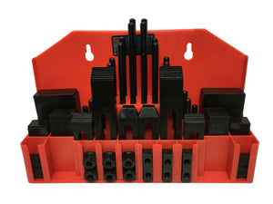 Vertex 58 Piece Clamping Kit 1/2'' T-Slot with 3/8-16 Studs