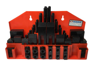 Vertex 52 Piece Clamping Kit 5/8" T-slot with 1/2-13 Studs