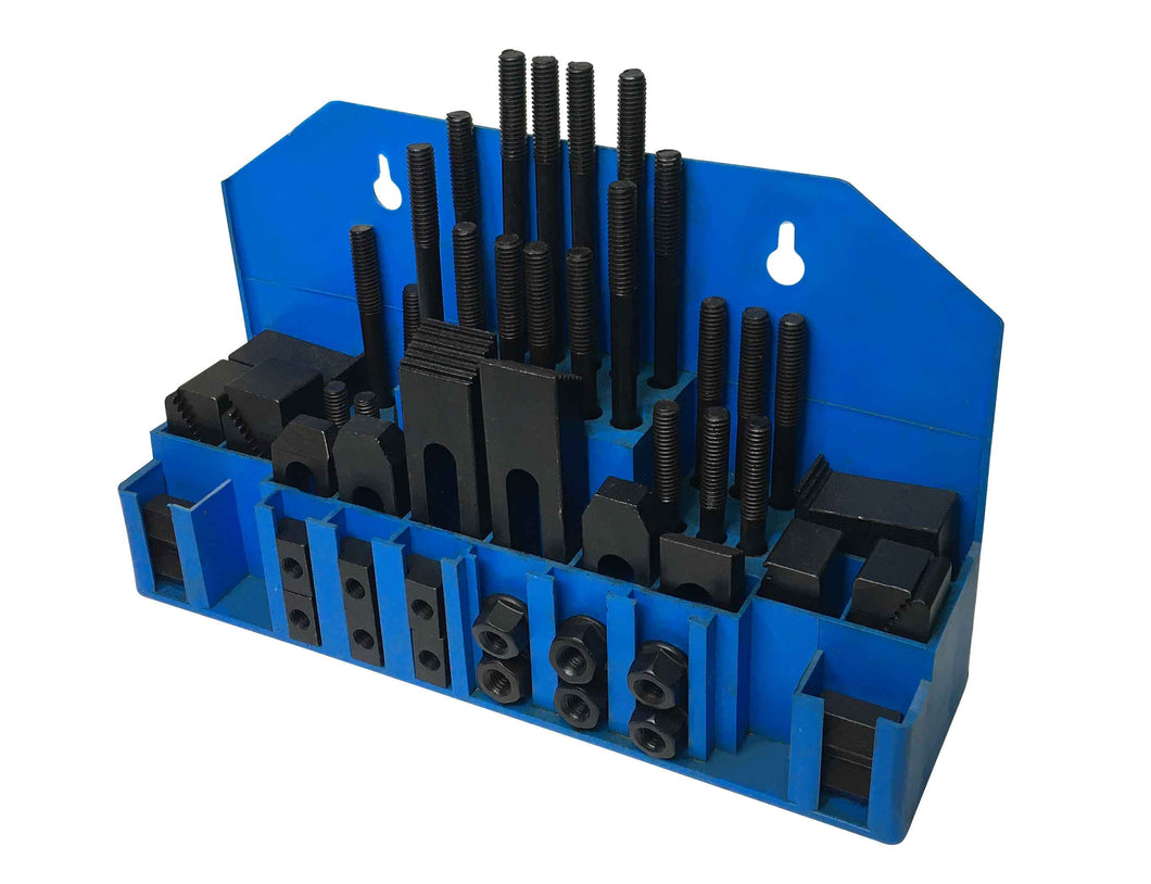 58 Pieces Clamping Kit 1/2'' T-Slot and 3/8-16 Studs