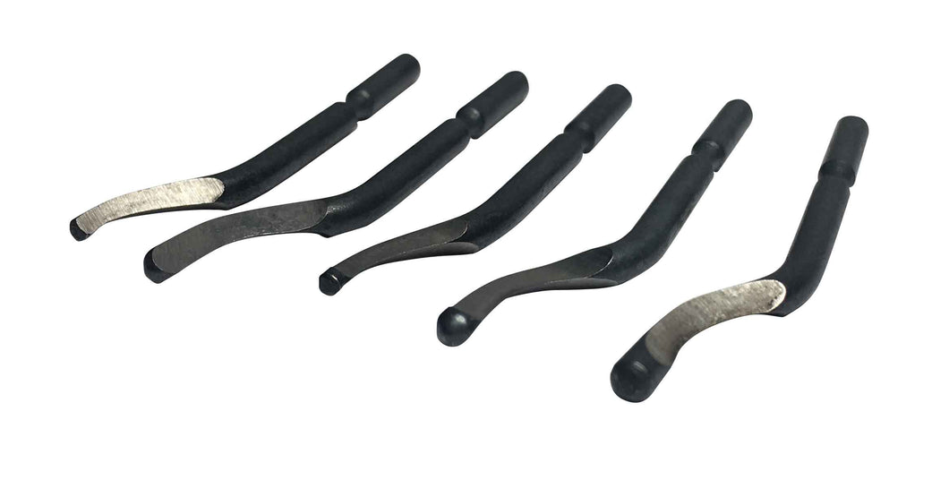 5 Piece E Style Deburring Blade Set