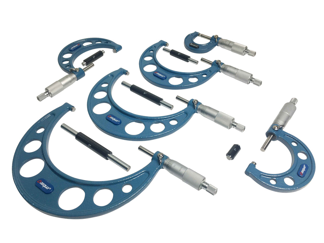 6 Piece C-Type Micrometer Set / 0-6