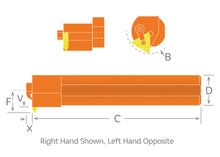 Load image into Gallery viewer, Dorian Tool S16T-MTHOR-3-A Right Hand Threading Insert Toolholder / 1&quot;
