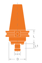 Load image into Gallery viewer, Dorian Tool Pilot Shell Mill Holder CAT40 SMH-0750-1750 / 3/4&quot;
