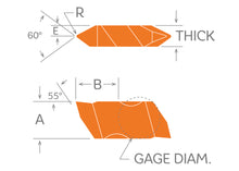 Load image into Gallery viewer, Dorian Tool Insert DorNotch V Thread DVP656 Right Hand / 60°, Negative, 0.7mm, 8-36 TPI Ext. Pitch
